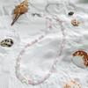 Collar Corto para Mujer Estilo Bohemio Festivo, Estrella de Mar, Caracola, Abalorios Acrílicos, Tejido de Cera Impermeable, Ajustable