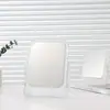 Shunxin Espejo de Plástico Espejo de Maquillaje Cuadrado de Escritorio Espejo de Doble Cara S/Simple Espejo de Maquillaje para Dormitorio
