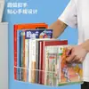 Caja de almacenamiento de libros ilustrados para escritorio infantil, organizador de escritorio transparente para estudiantes, solución de almacenamiento de libros, gran capacidad, acrílico