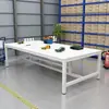 Mesa de Reunião Mesa Longa Simples Moderna Mesa de Escritório Mesa de Reunião de Negociação Mesa Retangular de Reunião de Escritório Mesa de Treinamento
