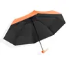 Paraguas Plegable de Vinilo Negro 50% de Descuento Mini Protector Solar Cápsula Paraguas de Sol para Mujer, Duradero y Exquisito, Paraguas de Bolsillo de Alta Estética