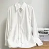 Camisa Estructurada Clásica Versátil Yuluchun de Algodón Pima para Adelgazar la Cintura para Mujer, Nuevo Estilo Primavera/Verano 2026