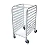 Carrito de Bandejas para Hornear Pasteles Cerrado en Stock, Disponible en 18 o 20 Niveles, Directo del Fabricante, Estante para Hornear de Aleación de Aluminio
