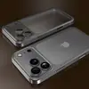 Adequado para Capa de Celular Iphone17 Eletroplatada Fosca PC Anti-Queda Apple 16Promax Capa Protetora de Película para Lente Tudo Incluído