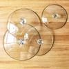 Tapa de Olla de Vidrio Templado Sin Borde, Tapa Redonda Universal para Cacerola con Asa, Tapa de Olla Transparente, Varios Estilos, 20cm Venta al por Mayor