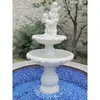 Gran Patio de Boda Europeo Piedra Arenisca Elemento de Agua Fuente Adorno Jardín de Villa Estanque de Peces Escultura Decorativa