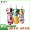 Spot al por mayor 520ml portátil colorido plegable botella de agua exterior plegable taza de agua deportiva plegable bolsa de agua plegable