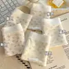 Calcinhas Estampadas de Lyocell para Meninas Macias e Elásticas Alta Elasticidade Amigáveis à Pele Respiráveis Modelam o Quadril 10A Forro Antibacteriano Sem Costura Calcinhas Femininas