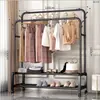 Secador de Roupas Simples de Chão para Quarto, Cabideiro de Armazenamento Interno de Poste Único, Cabide para Varanda, Uso Doméstico