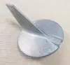 Adequado para Motor de Popa Bloco de Zinco Anticorrosivo Bloco de Equilíbrio Dois Tempos Quatro Tempos Ângulo do Leme Ajustável Bloco de Ânodo Peça de Navegação