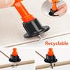 Nivelador de baldosas cerámicas tipo T, 502 piezas/bolsa, transfronterizo, ajustador, cruz, herramienta de posicionamiento para baldosas de pared y piso