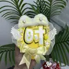 Chen Zheyuan (Yuan) Celebridad Hecha a Sí Misma Colgante de Bolso Qihang Mini Abanico Reflectante Etiqueta de Nombre Set Completo Terminado Hecho a Mano