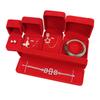 Caja de Joyería de Alta Gama con Esquinas Redondeadas, Anillo de Terciopelo, Collar, Colgante, Pendientes, Joyero, Pulsera, Caja de Empaque para Joyería
