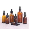 Nova Garrafa Transparente para Óleo Essencial 30ml Portátil de Viagem Frasco de Amostra de Vidro Frasco Conta-gotas Essência Cosméticos Sub-frasco