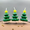Velas de Árvore de Natal atmosféricas de atacado novas transfronteiriças, decorações criativas para bolo de aniversário, velas de aniversário para festa