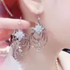 Pendientes para Mujer Lujo Ligero Gama Alta Moda Hebilla de Oreja Simple Venta al por Mayor Nicho Delicados Pendientes de Gama Alta Accesorios de Joyería Elegantes
