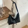 Shuai Mijia 2026 Verão Nova Moda Bolsa de Ombro Único para Axila, Bolsa de Tecido de Nicho de Grande Capacidade, Bolsa Transversal, Bolsa para o Dia a Dia