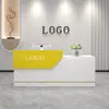 Mostrador de Caja, Barra de Bar, Tienda Pequeña de Ropa, Salón de Belleza, Peluquería, Mesa Mostrador, Recepción Principal de Empresa, Diseño Simple