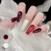 Año Nuevo Brillo Diamante Lentejuelas Rojas Polvo Joyería 2024 Celebridad de Internet Nupcial Accesorios para Uñas Especial Tienda de Uñas