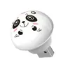 Luminária Panda Inteligente Recarregável por USB Controlada por Voz para Quarto e Banheiro, Mini Luz Noturna Suave que Muda de Cor