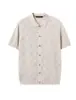Cárdigan Polo a Cuadros Más Vendido de Amazon, Lino y Tencel, Estilo Relajado de Verano Old Money, Tejido de Manga Corta, Exportación