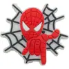 Serie Spiderman, zapatos con agujeros, hebilla de zapato con flores, hebilla de zapato desmontable decorativa de PVC, punto transfronterizo, explosión de Amazon