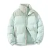 Novo casaco de algodão forrado com fleece estilo coreano para o inverno, moderno e fashion, corte solto estilo japonês com gola alta, quente e aconchegante
