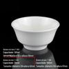 Prato americano de imitação de porcelana A5 louça de melamina tigela de pátio tigela redonda tigela de mingau tigela de arroz tigela de sopa Fábrica Direta etiqueta de impressão de logotipo