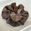Goma de Pelo Elástica Scrunchie de Cuatro Capas Estilo Coreano Lado Ab Doble Capa Elegante Versátil para Moño Cuerda de Pelo de Moda Diadema