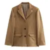 Moda europea y americana transfronteriza para mujer Chaqueta retro de gamuza superventas en AliExpress