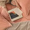 Conjunto de Roupa de Cama de Veludo Leite para Mãe e Bebê Classe A Quatro Peças Espessado Dupla Face para Outono e Inverno Antiestático Toque de Luxo Leve Alta Qualidade Roupa de Cama 3