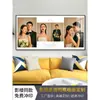 Enquadramento de foto de casamento montado na parede moldura de foto borda estreita personalizado estúdio cabeceira foto de casamento retrato de família crianças 3648