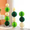 Decoración de Bolas de Panal para Boda, Compromiso, Habitación de Boda, Arreglo de Pared de Fondo de Columna, Linternas, Venta al por Mayor Transfronteriza, Bolas de Panal de Colores