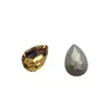 Strass de cristal K9 de alta qualidade e grande sucesso de vendas internacionais, Melardka 7*10mm, em formato de gota com ponta na parte de trás, para decoração de unhas.