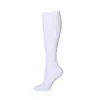 Calcetines de compresión para pantorrillas Amazon 168N Nailon de imitación Color sólido Calcetines planos para deportes, fitness, running, Calcetines elásticos en stock