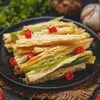 Ingredientes para Productos Secos del Hogar Hechos a Mano, Tofu Seco, Guarniciones Frías, Bolsas para Hot Pot de Piel de Soja Aceitada, Productos de Soya Comerciales al por Mayor
