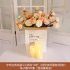 Nuevo Estilo Chino Señal de Agua Artificial Juego Completo de Trípode Floral Bolsa de Papel Combinación de Flores Celebración de Inauguración de Exposición Metabo