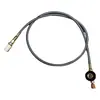 Fogareiro de Cassete de Uso Duplo Conexão Lateral Tubo de Metal Mangueira de Tanque de Gás Liquefeito Adaptador Extensor Conversor para Recipiente
