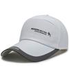 Primavera y verano hombres de mediana edad y ancianos nuevo ala extendida gorra de béisbol tapa dura secado rápido siete paneles gorra de papá comercio exterior moda
