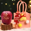 Bolsa de Maçã de Natal Feltro Bolsa de Presente Infantil Caixa de Presente de Véspera de Natal Bolsa Carteiro Bolsa de Doces Caixa de Embalagem de Presente