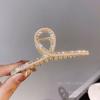 [Liberação de joias] alta qualidade grande tubarão clipe de metal grampo de cabelo multi-clip cocar hairpin para mulheres