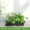 Combinación de paisajismo con plantas verdes artificiales, jardineras, maceteros, decoraciones de flores artificiales, decoración de paisaje con plantas artificiales para escaparates de centros comerciales, interior y exterior