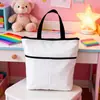 Bolsa de Compras Portátil com Estampa Completa, Bolsa Armazenamento Dobrável Personalizada de Grande Capacidade Ultra-Leve Redutora de Peso, Bolsa de Ombro Ecológica de Poliéster