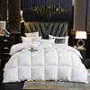 Edredom de penas autêntico qualidade de hotel, edredom de algodão, tamanhos individual e de casal para uso doméstico, núcleo de edredom para primavera e outono, edredom espesso de inverno, atacado e dropshipping disponíveis