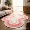 Dropshipping Transfronterizo Alfombra de Imitación Irregular Cachemir Sala de Estar Mesa de Café Sofá Manta Resistente a Manchas y Fácil de Cuidar Dormitorio Alfombra de Cabecera