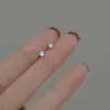 Pendientes Pequeños Aurora Pendientes Sencillos de Lujo Ligero Piedra Lunar Estilo Coreano y Japonés Pendientes Aptos para Dormir Nueva Tendencia 2025