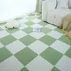 Alfombra de empalme autoadhesiva para sala de estar, alfombra para habitación de niña, alfombrilla de suelo para dormitorio del hogar, alfombra de noche, alfombra de felpa de cobertura completa para área grande