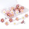 30pcs tachinha de flor tridimensional transfronteiriça resina criativa decorativa parede de fotos quadro de mensagens tachinha atacado