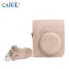 Nueva bolsa para cámara Polaroid mini12 con relieve/encaje/onda, bolsa de almacenamiento para cámara con patrón estéreo retro