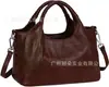 2023 Nova Bolsa Feminina Casual Popular de Grande Capacidade Transfronteiriça Casual e Mais Fácil de Combinar Bolsa de Ombro Transversal de Couro Macio
